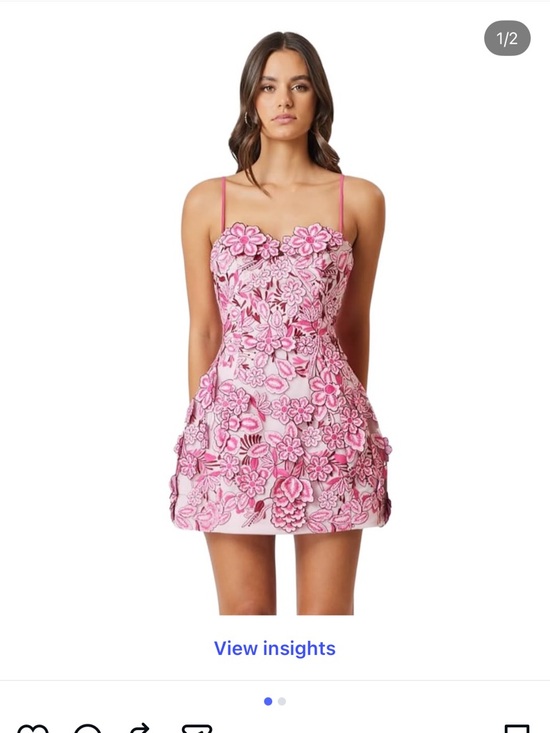 Elliatt Dresses & Skirts - Elliatt Floral Mini Dress in Pink
